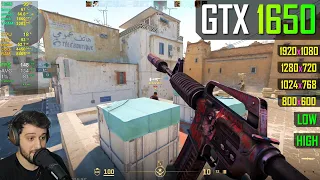 Counter Strike 2 on the GTX 1650