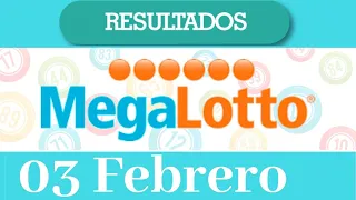 Loteria Mega Lotto Resultado de hoy 03 de Febrero del 2020