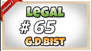 # 65 | 105 wpm | Legal | G.D.Bist | Volume 1