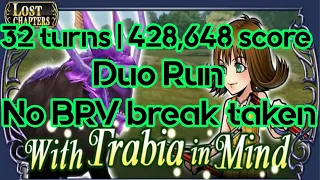 DFFOO GL - Selphie LC Pt. 15 Hard Mode Duo Run | No BRV break taken (32 turns | 428,648 score)