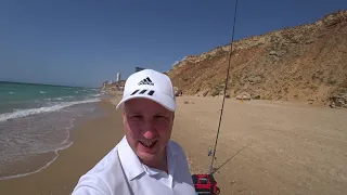 Рыбалка на море в Нетании. Израиль.