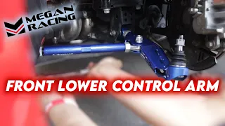 MEGAN RACING FRONT LOWER CONTROL ARM INSTALL | GR86, GT86, BRZ, FRS