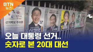 [BTN뉴스] 오늘 대통령 선거..숫자로 본 20대 대선