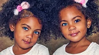 Remember The Most Beautiful Black Twin Girls In The World? This is How They Look Now!