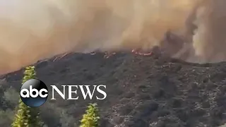 Coastal Fire threatens California homes