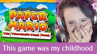 Siryn cries for three minutes straight (Paper Mario TTYD Live Reaction)
