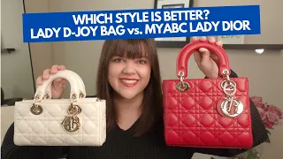 DIOR BAG COMPARISON - SMALL LADY D-JOY VS. MYABC LADY DIOR⭐️