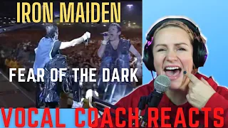 👀 Vocal Coach Reacts to Iron Maiden - Fear Of The Dark (Live At Rock In Rio) REACTION & ANALYSIS
