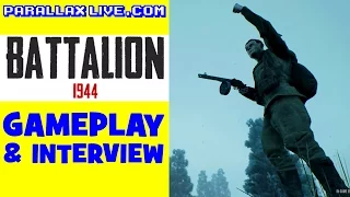 Battalion 1944 Gameplay & Interview: WWII Online Multiplayer FPS (PC, PS4, Xbox One)