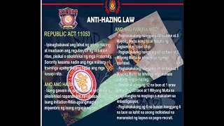 ANTI-HAZING LAW