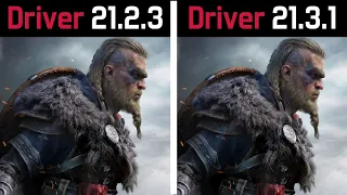 AMD Driver 21.2.3 vs AMD Driver 21.3.1 - Test in 6 Games