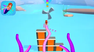 MAX LEVEL in Mermaid Rush 3D 👸💕 BIG UPDATE!! All Levels - iOS, Android Gameplay Walkthrough! #3