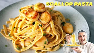 How to Make SCALLOP PASTA Like an Italian