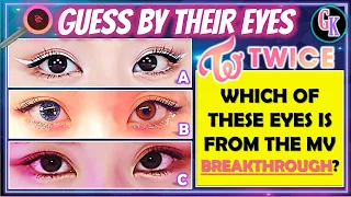 Let's play Once! || Guess the Twice Song and Member by their EYES