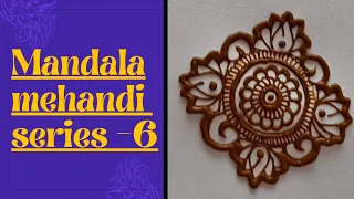 how to draw mandala mehandi ?| easy trics | manadal mehandi series| draw mandala mehandi in 5 min|