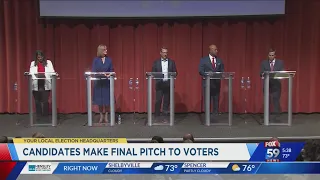 Indiana Gubernatorial candidates making final pitches to voters