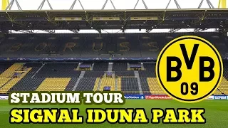 STADIUM TOUR: Signal Iduna Park: BORUSSIA DORTMUND FC (The Largest Football Stadium in Germany)