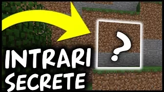 Cum sa faci INTRARI SECRETE in Minecraft! (Tutorial)