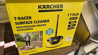Karcher T7 PLUS T-Racer Surface Cleaner and Foam Jet FJ10C Unboxing and pressure performace review