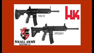 History of HK HKM4/HK 416/MR556A1 and Brownells BRN-4