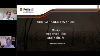 Sustainable Finance: Risks & Policy