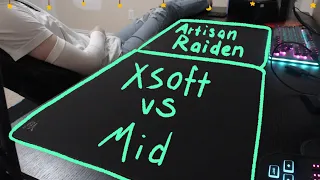Artisan Raiden xsoft vs mid comparison