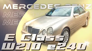 รีวิว Mercedez Benz W210 Avantgarde E240 V6 ปี2000 โฉมตากลม W210 สีทอง เบนซ์ตากลม ราคาไม่เกิน3แสน