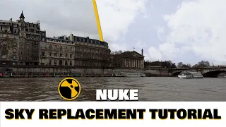 NUKE : Sky Replacement Tutorial  |  simple & clean tricks  |