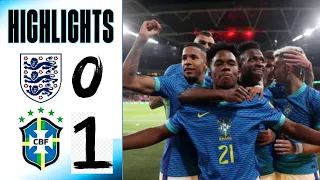 England vs Brazil 0-1 Highlights & All Goals 2024 - Endrick Goal🔥