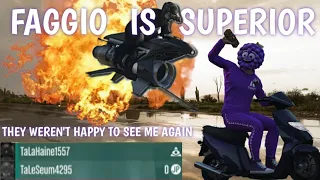 GTA Online | Faggio is Superior & tryhards weren't happy to see me again