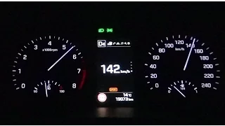 2016 Hyundai Tucson 1.6 T-GDI Acceleration Test 0-140 km/h 0-100 Speed