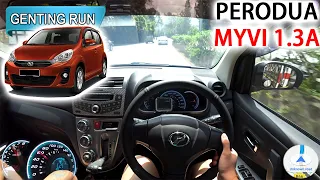 2014 Perodua Myvi 1.3SE(A) | Malaysia #POV [Genting Run 冲上云霄] [CC Subtitle]