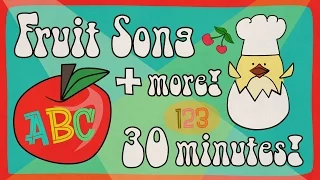 Fruit Song, Counting Songs + more | Kids Songs Compilation | The Singing Walrus