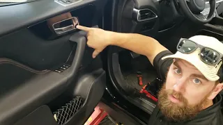 2019 Jaguar F-Pace Front Door Panel Removal