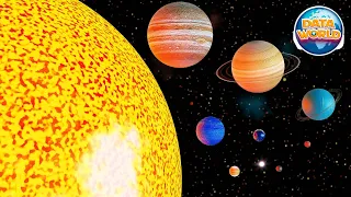 Solar System Size Comparison | 3D 2023 | Planet Size Comparison | Data World