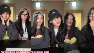 Newjeans phoning live 2024/03/28 (Engsub) Hanni Minji call