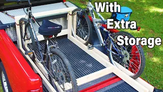 Small Truck Bed BIKE RACK with Additional Storage