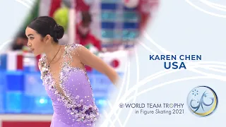 Karen Chen (USA) | Ladies Free Skating | ISU World Figure Skating Team Trophy