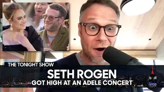Seth Rogen Accidentally Got High for Adele’s TV Concert Special | The Tonight Show