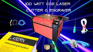 100 Watt CO2 Laser Cutter & Engraver | Aufbauanleitung, Handbuch & viele Tipps KH9060 | Deutsch