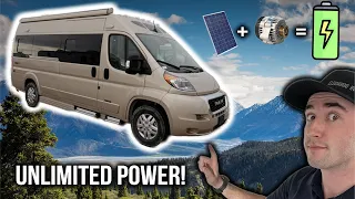 You NEVER have to plug this in?  2023 Roadtrek Zion Class B