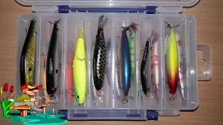 Мои воблеры из маленькой коробки. Lures for fish