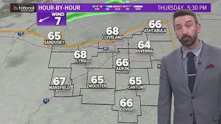 Cleveland area weather forecast: Spotty showers on Thursday