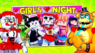 Circus Baby and Glamrock Freddy REACT to GIRL'S NIGHT SLEEPOVER! - EnchantedMob Animation