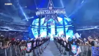 Wrestlemania 25 John Cena vs Big Show vs Edge (Entrances)