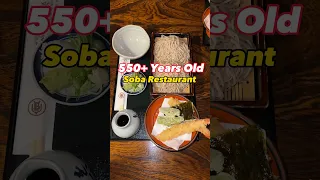 550 Years Old Soba Restaurant in Japan