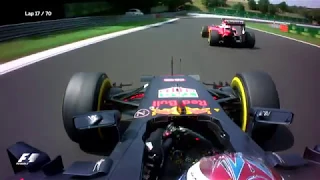 Verstappen Clashes With Raikkonen | 2016 Hungarian Grand Prix