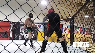 Exclusive video of Conor McGregor sparring ahead of UFC 196.