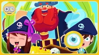 Пираты - Приключения для детей * Поиски Сокровища пиратов и Кракен * мультик игра Lipa Pirates