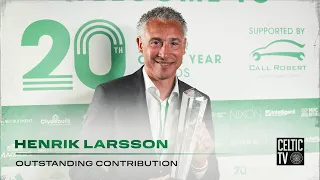 2024 Celtic Player of the Year Awards | Henrik Larsson wins Outstandin Contribution Award